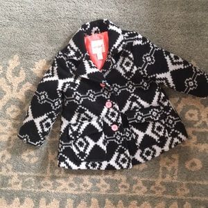 Cat & Jack lined felt coat, 18 mo